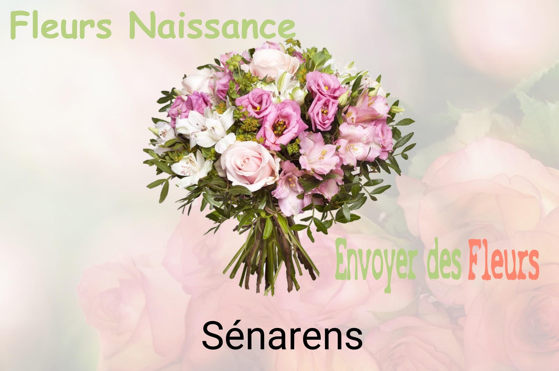 Bouquet de fleurs de naissance livré à Sénarens